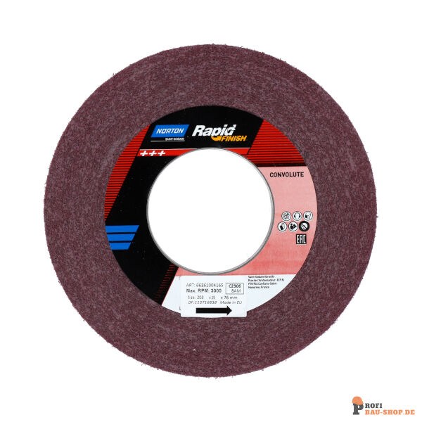 nortonschleifmittel/NORTON_schleifmittel_66261004165 Convolute Wheels Norton-Series - 4000-203.2x25.4x76.2_MED_196880